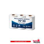 ROLLO PAPEL QUIMICO 76 30 PAQ 6 UNDS 1