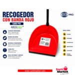 recogedor rojo